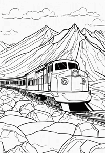 Train in Glacier